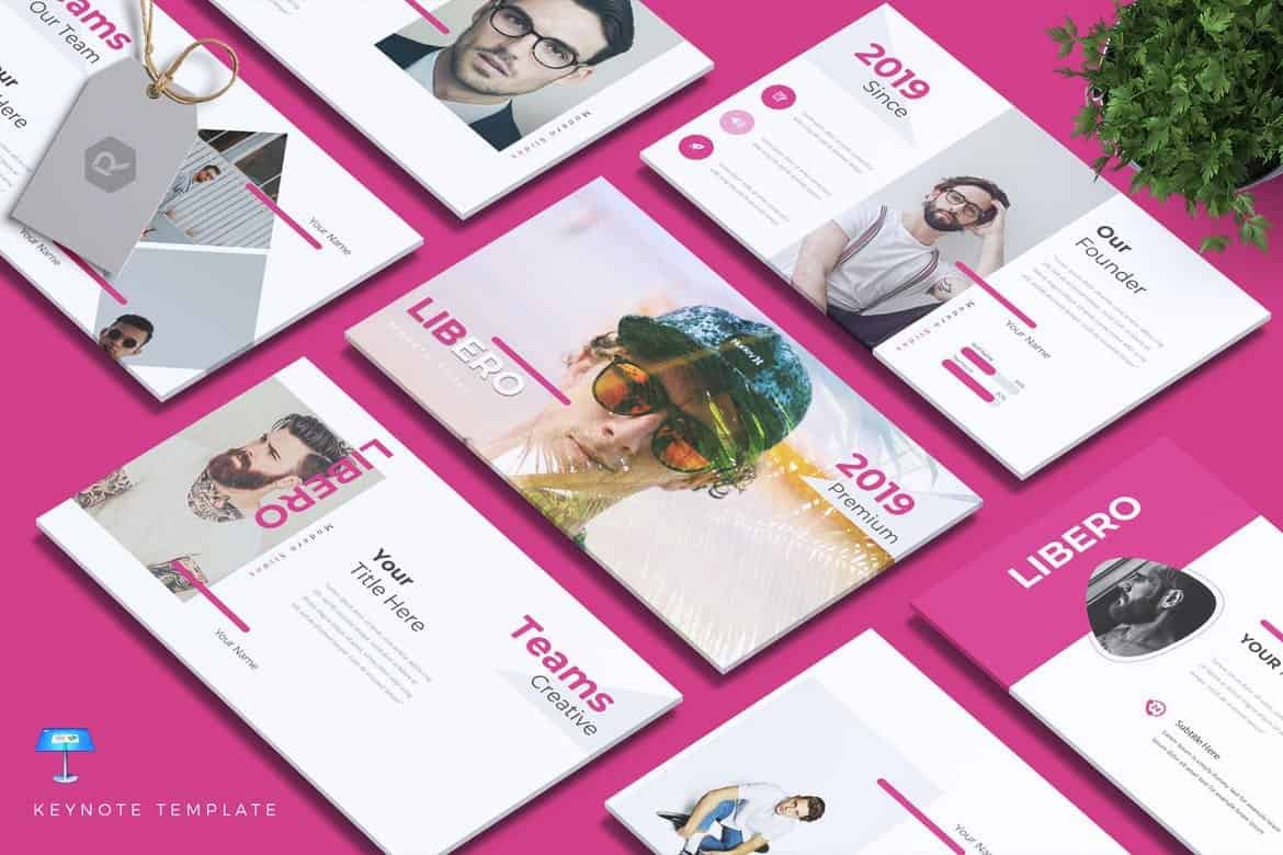 LIBERO – Colorful & Creative Keynote Template
