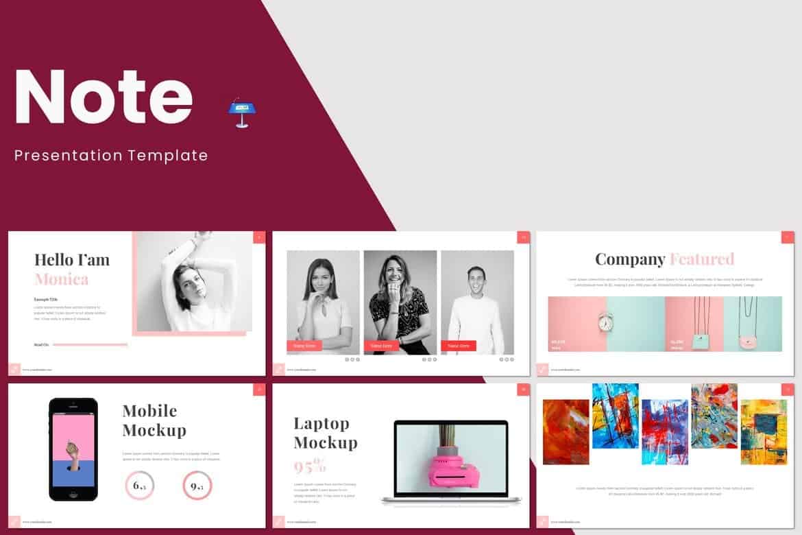 Note – Minimal Keynote Template