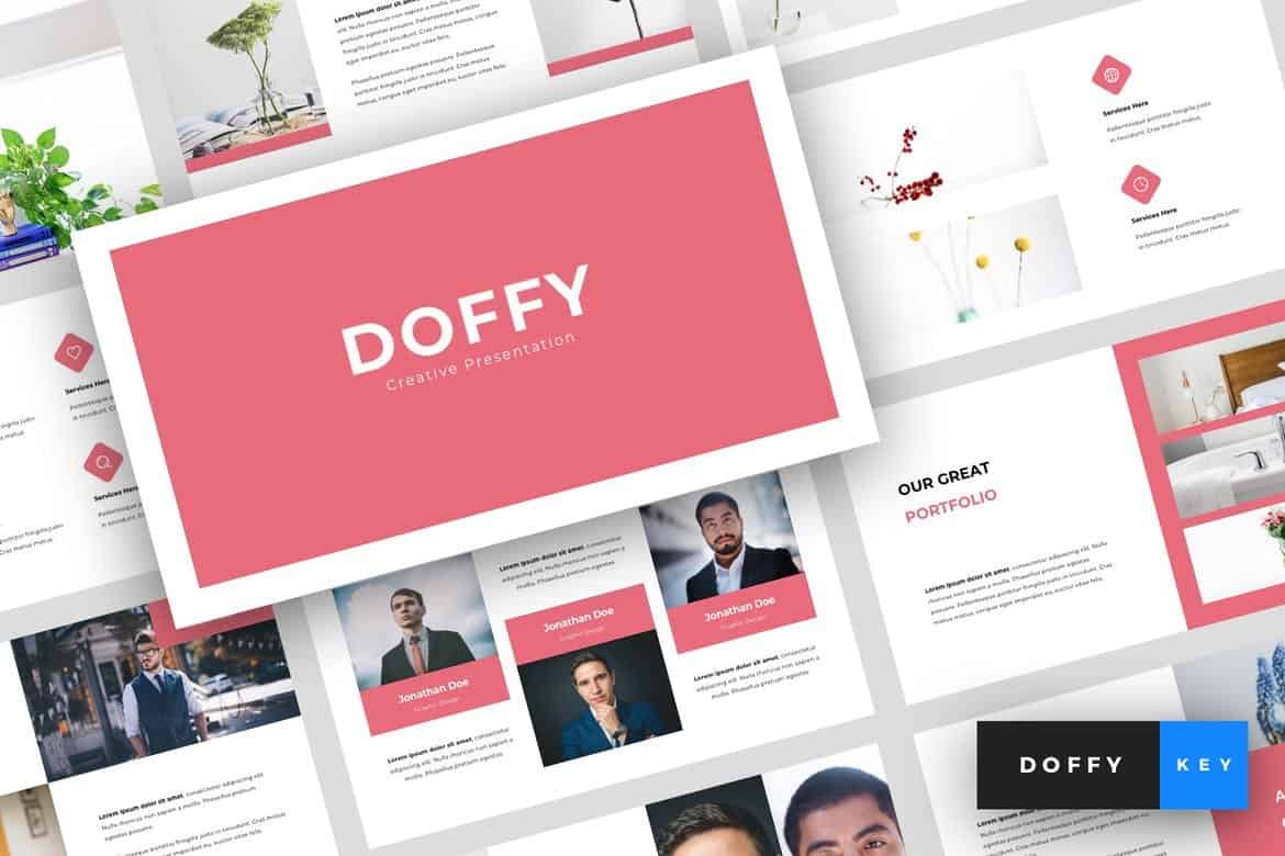 Doffy – Creative Keynote Template